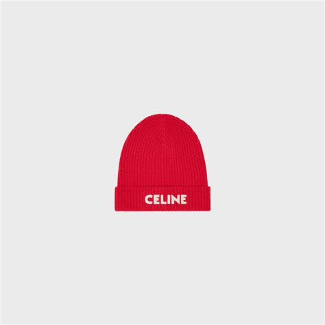 celine beanie red|celine beanie scarf.